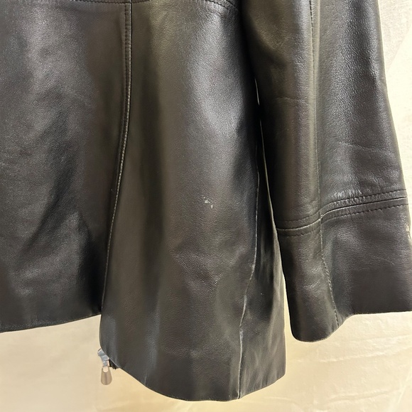 Wilson Leather Moto Jacket – Black Genuine Leather (Women’s Medium) - Picture 4 of 12